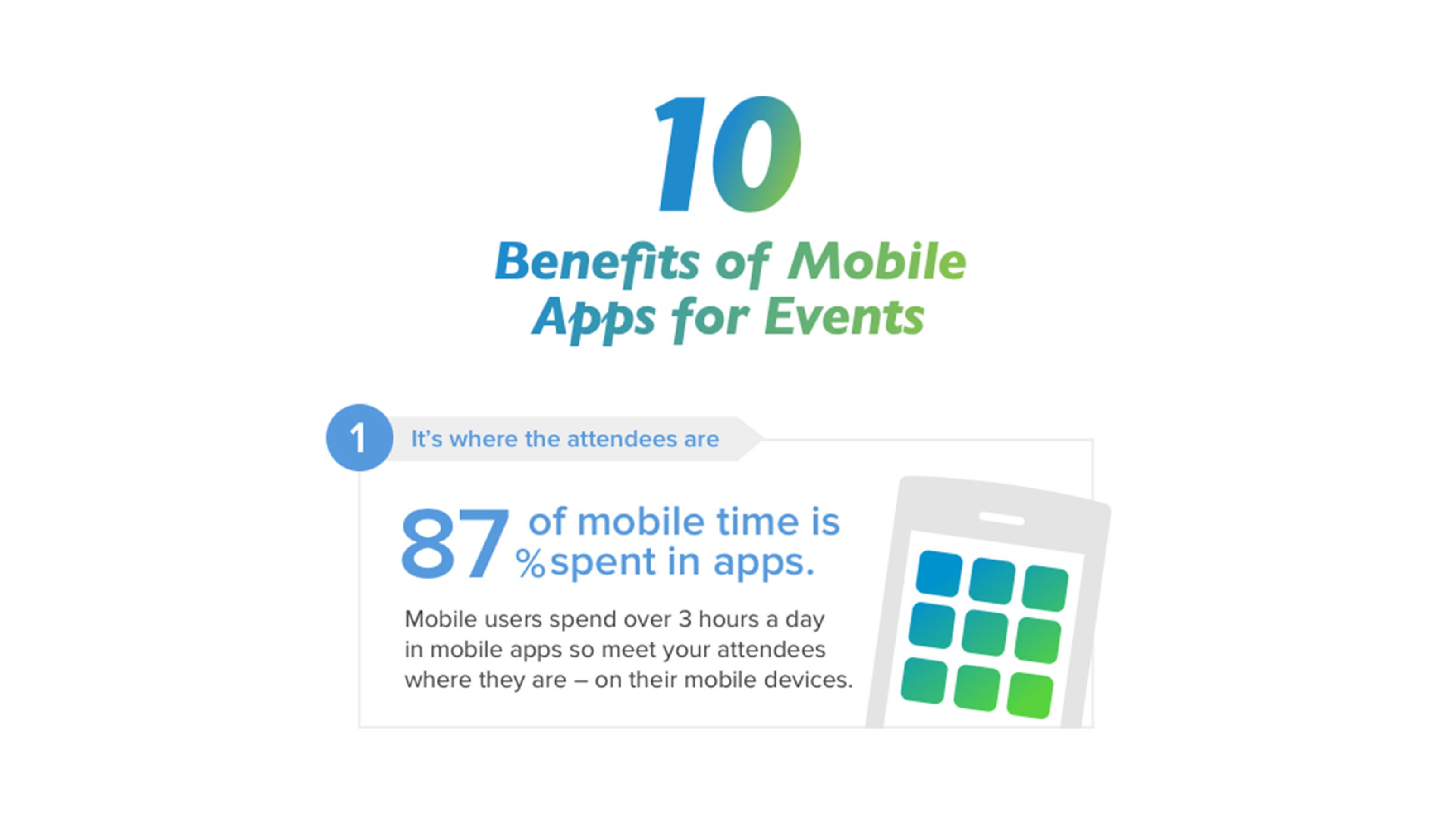 10 Benefits of Mobile Phone Apps for Events [Infographic]