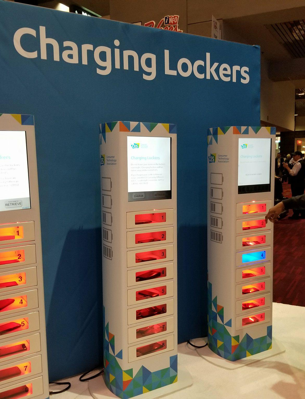 cell phone charging lockers sxsw 2017