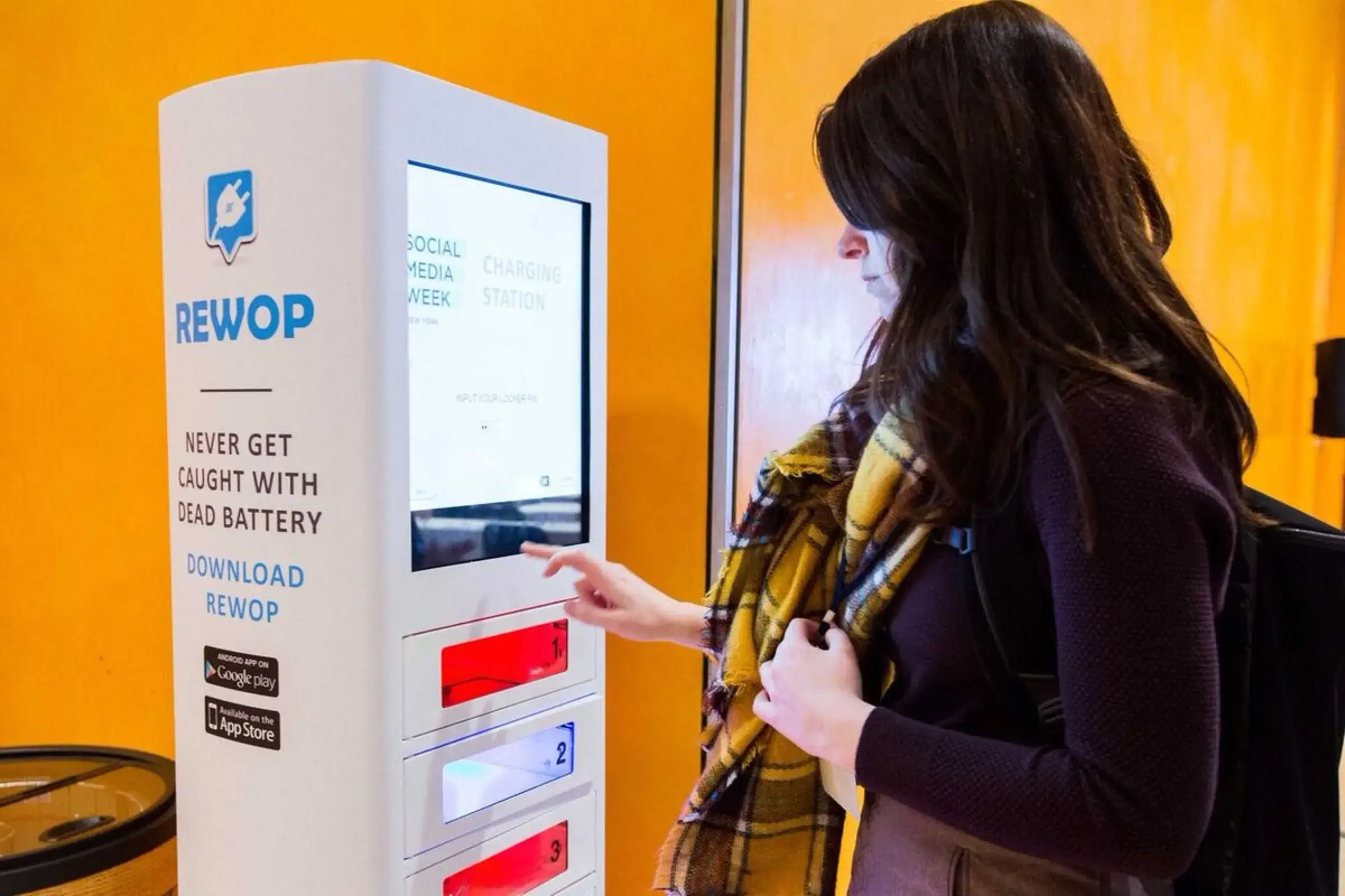 Charging Locker Sponsored by REWOP