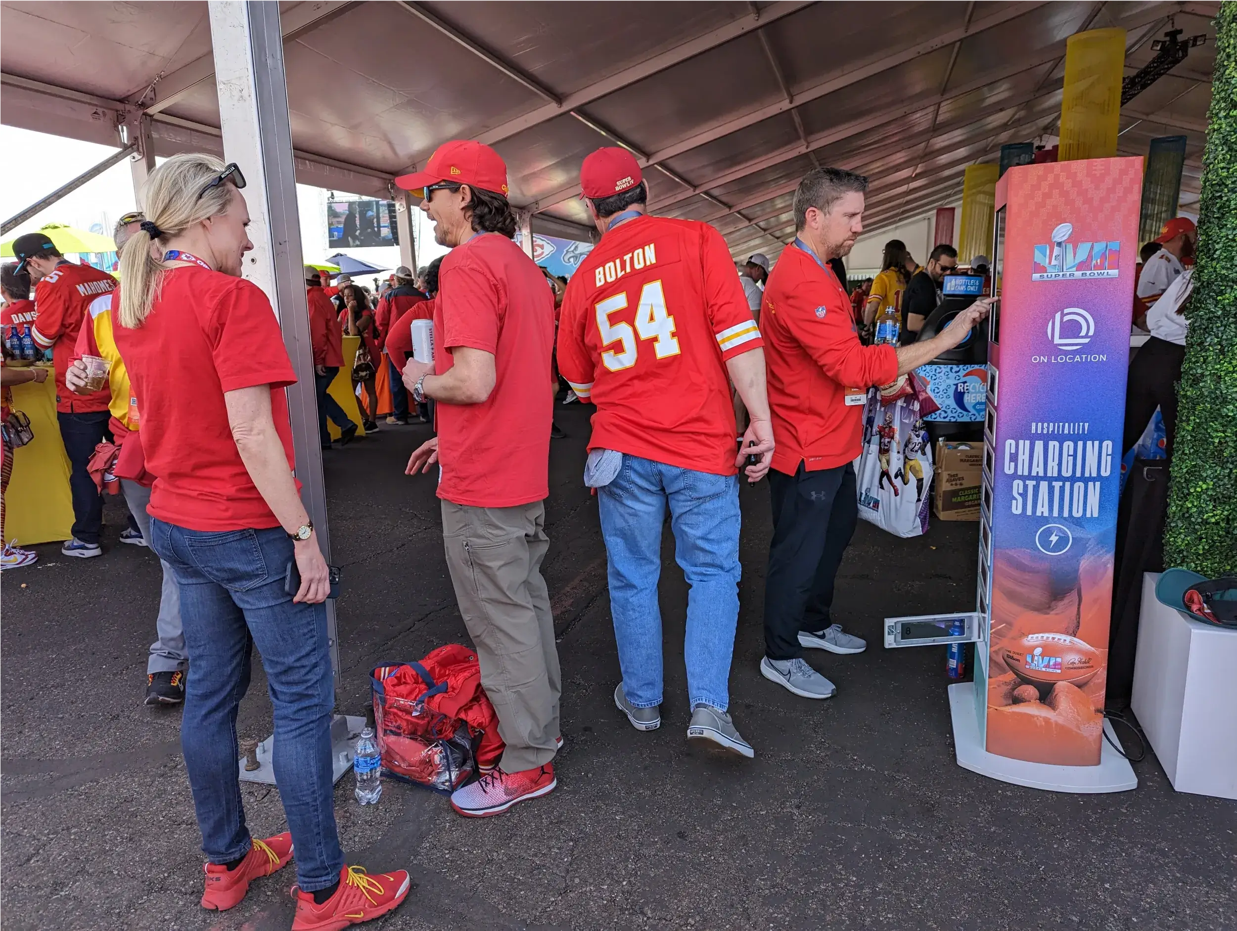 Phone Charging Stations with Locker for Events