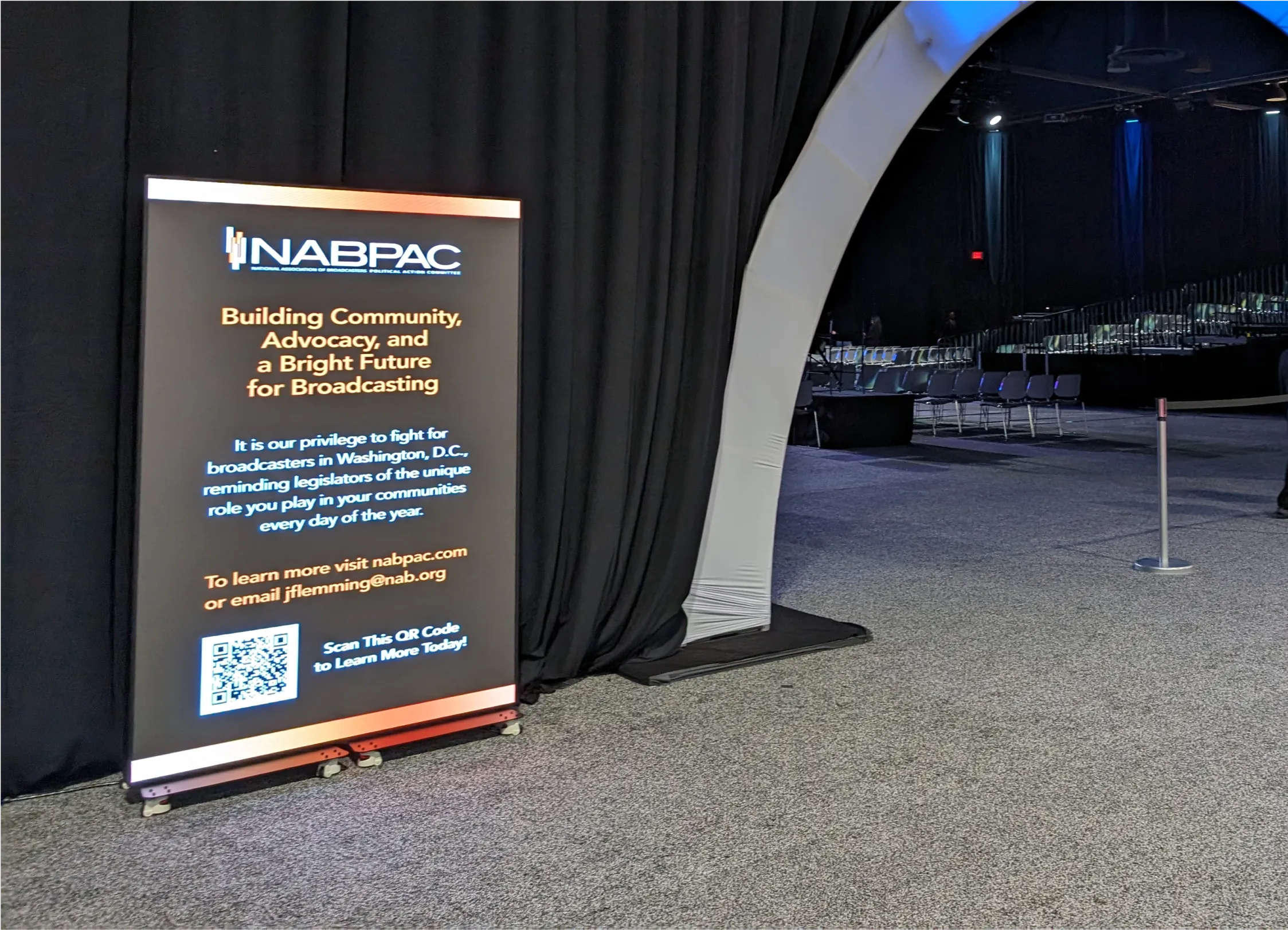 Veloxity LED Digital Signage for NAB