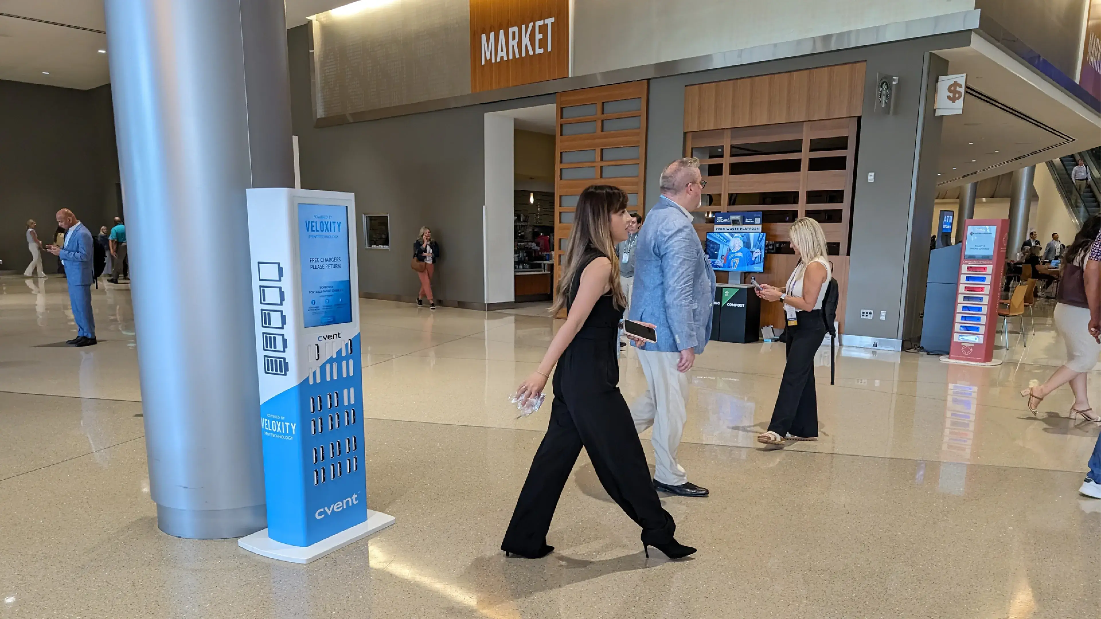 Portable Charger Kiosks at Cvent Connect