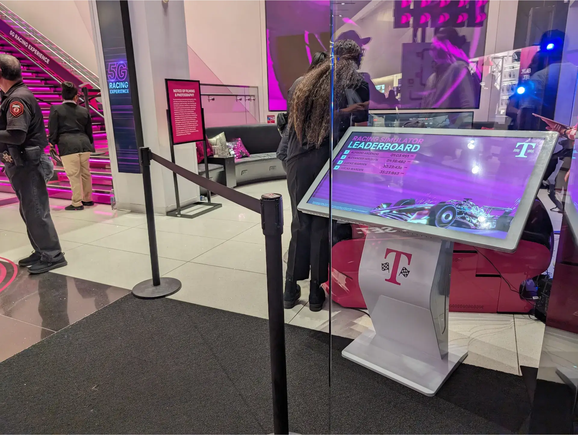 Vertical Touch Screens for T-Mobile