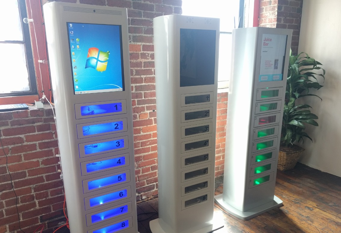 renting buying phone charging stations