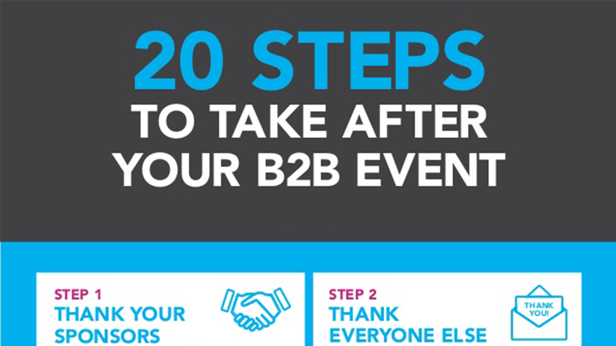 steps to take after your event trade show|steps to take after your b2b event|steps to take after your event trade show