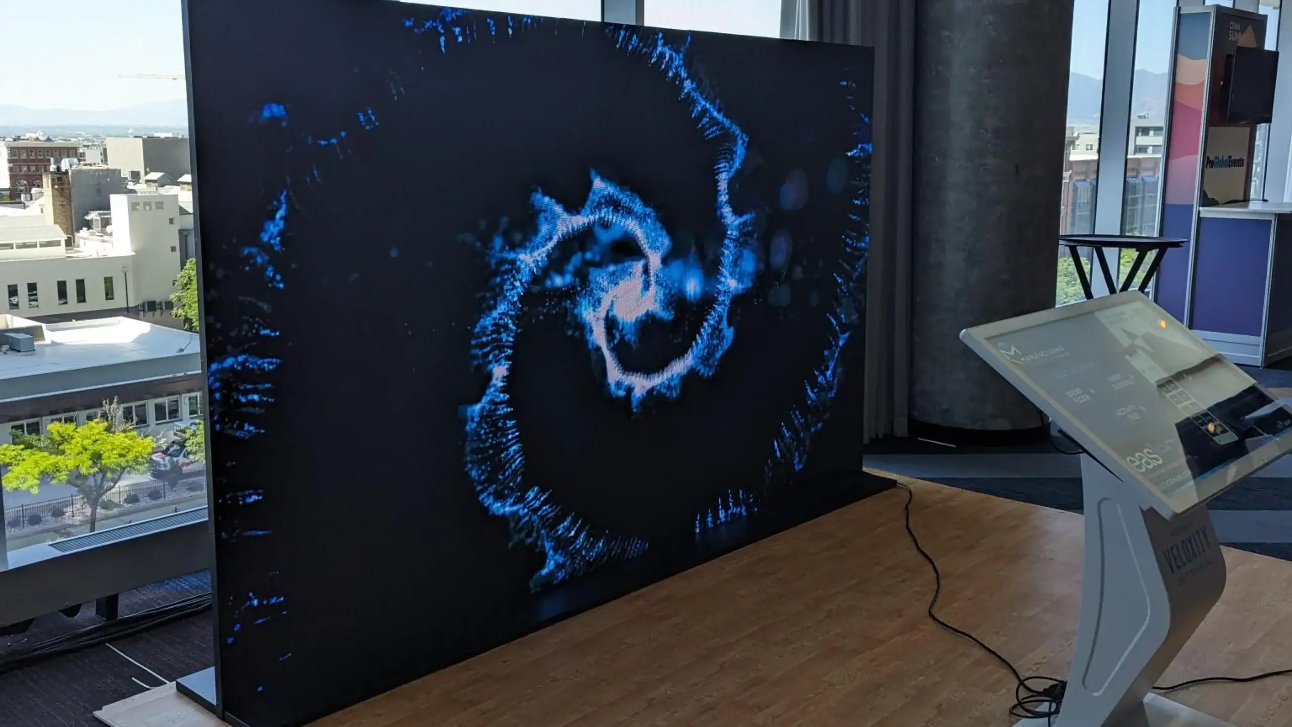 Veloxity LED Wall Digital Signage at CEMA