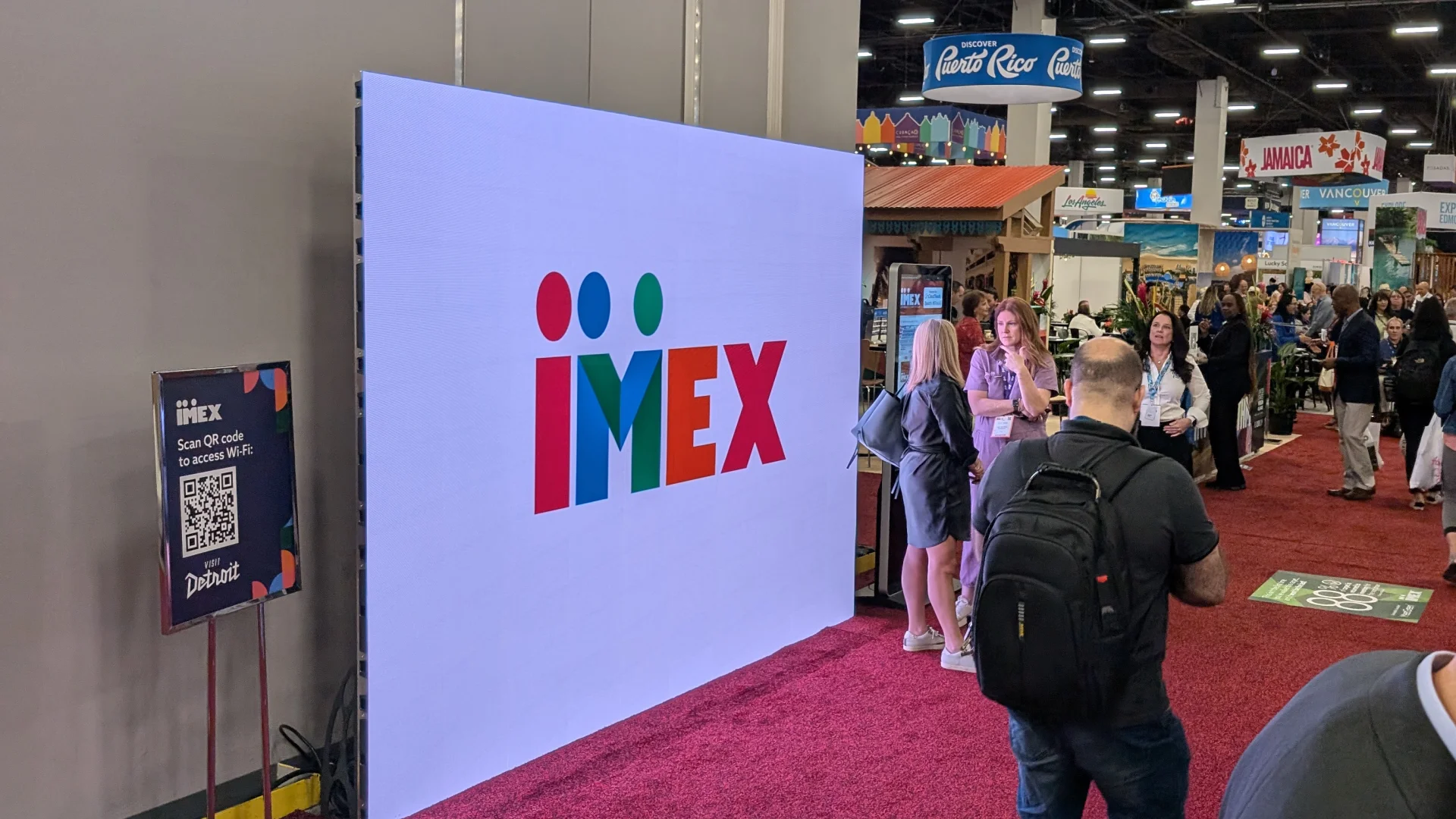 Veloxity LED Wall Digital Signage For IMEX